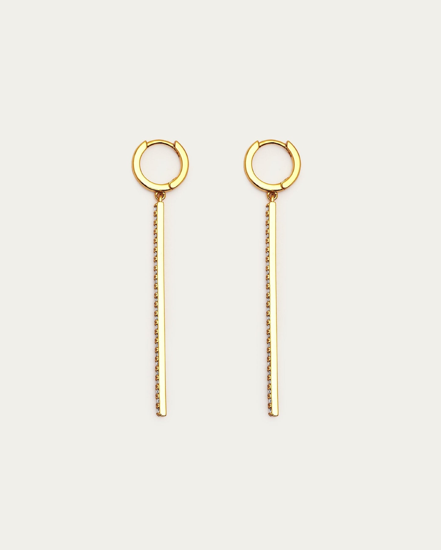 Pavé Bar Dangle Earrings