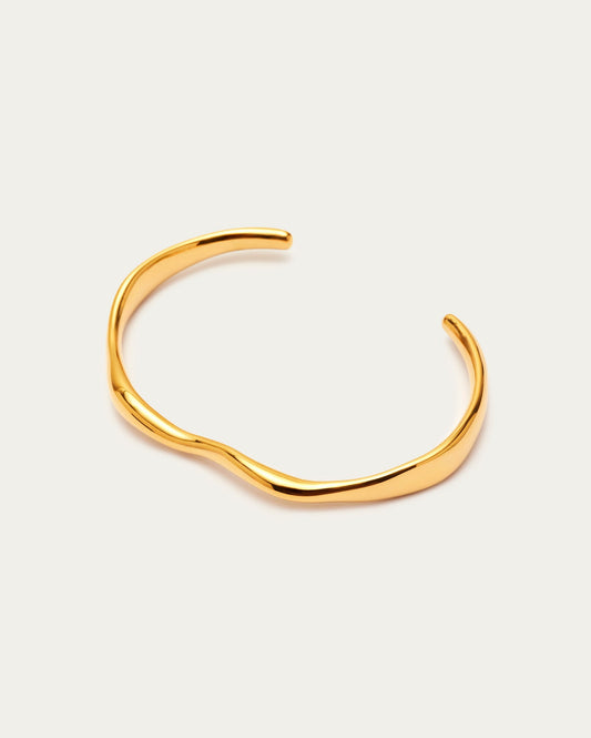 Polished Wave Bangle